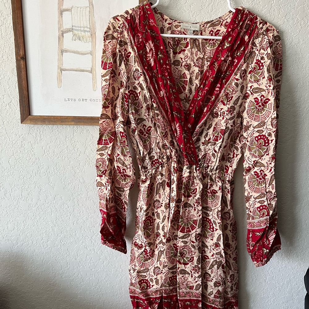 Dress from Lucky Brand that has never been worn before. Very cute pattern!